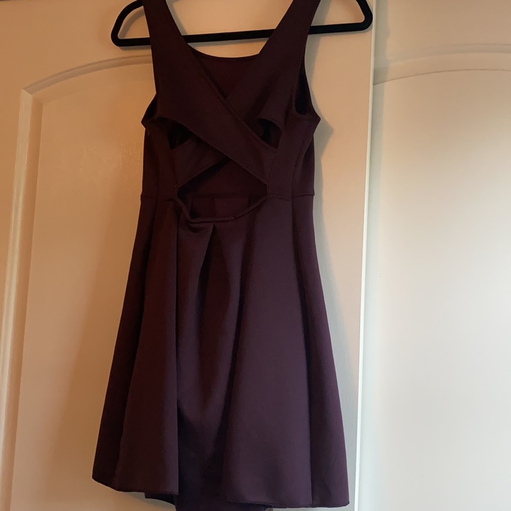 Purple party dress